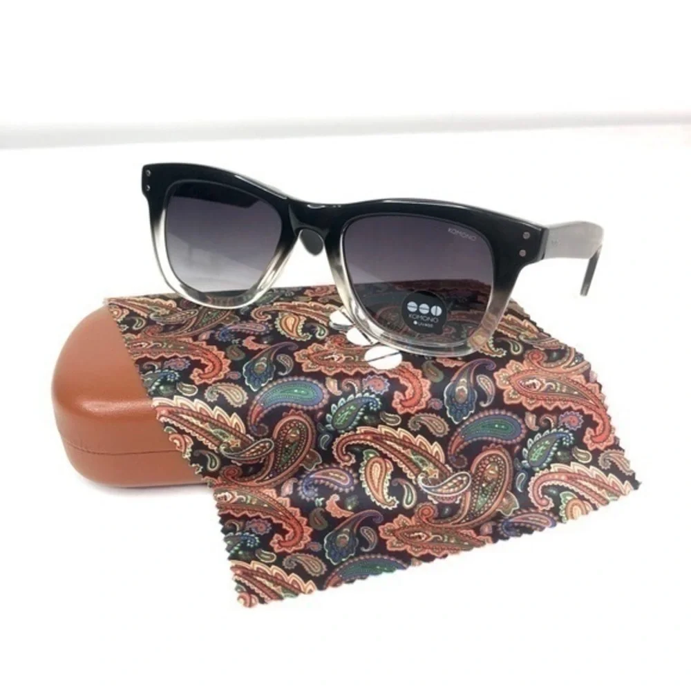 NEW KOMONO sunglasses Allen Paisley black grey ombre